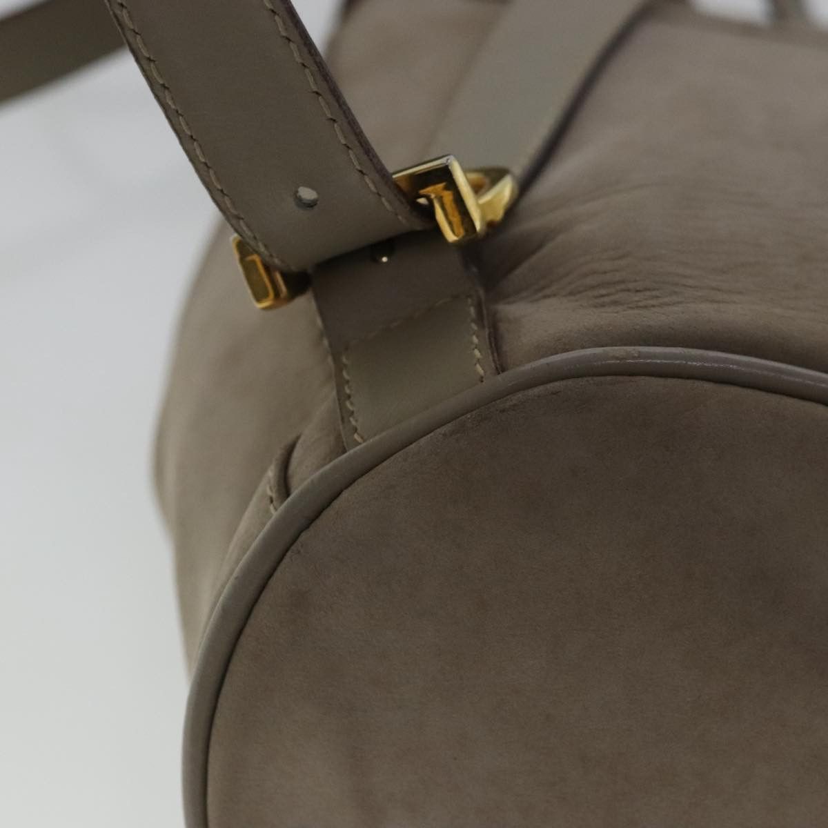 Salvatore Ferragamo Gancini Beige Suede Backpack Bag (Pre-Owned) Size ONE SIZE - 9 Thumbnail