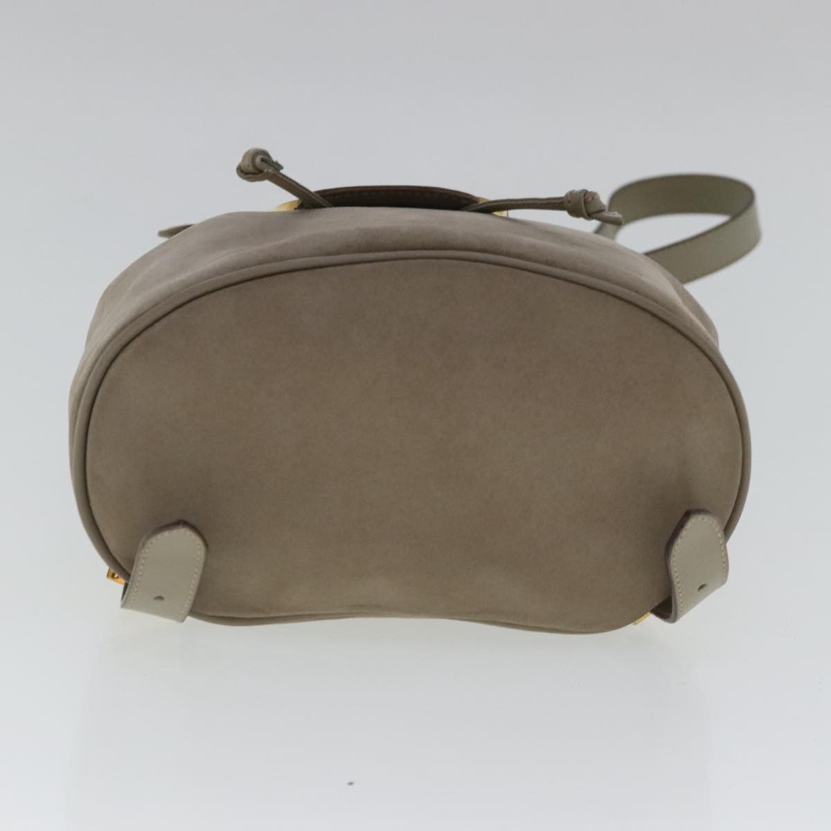 Salvatore Ferragamo Gancini Beige Suede Backpack Bag (Pre-Owned) Size ONE SIZE - 17 Thumbnail
