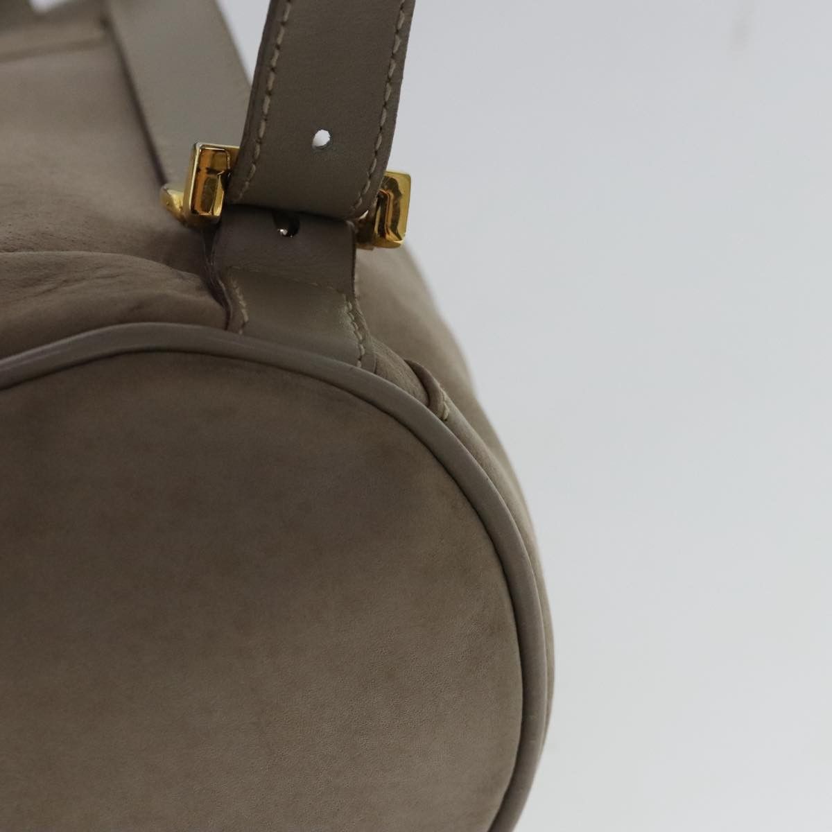 Salvatore Ferragamo Gancini Beige Suede Backpack Bag (Pre-Owned) Size ONE SIZE - 10 Thumbnail