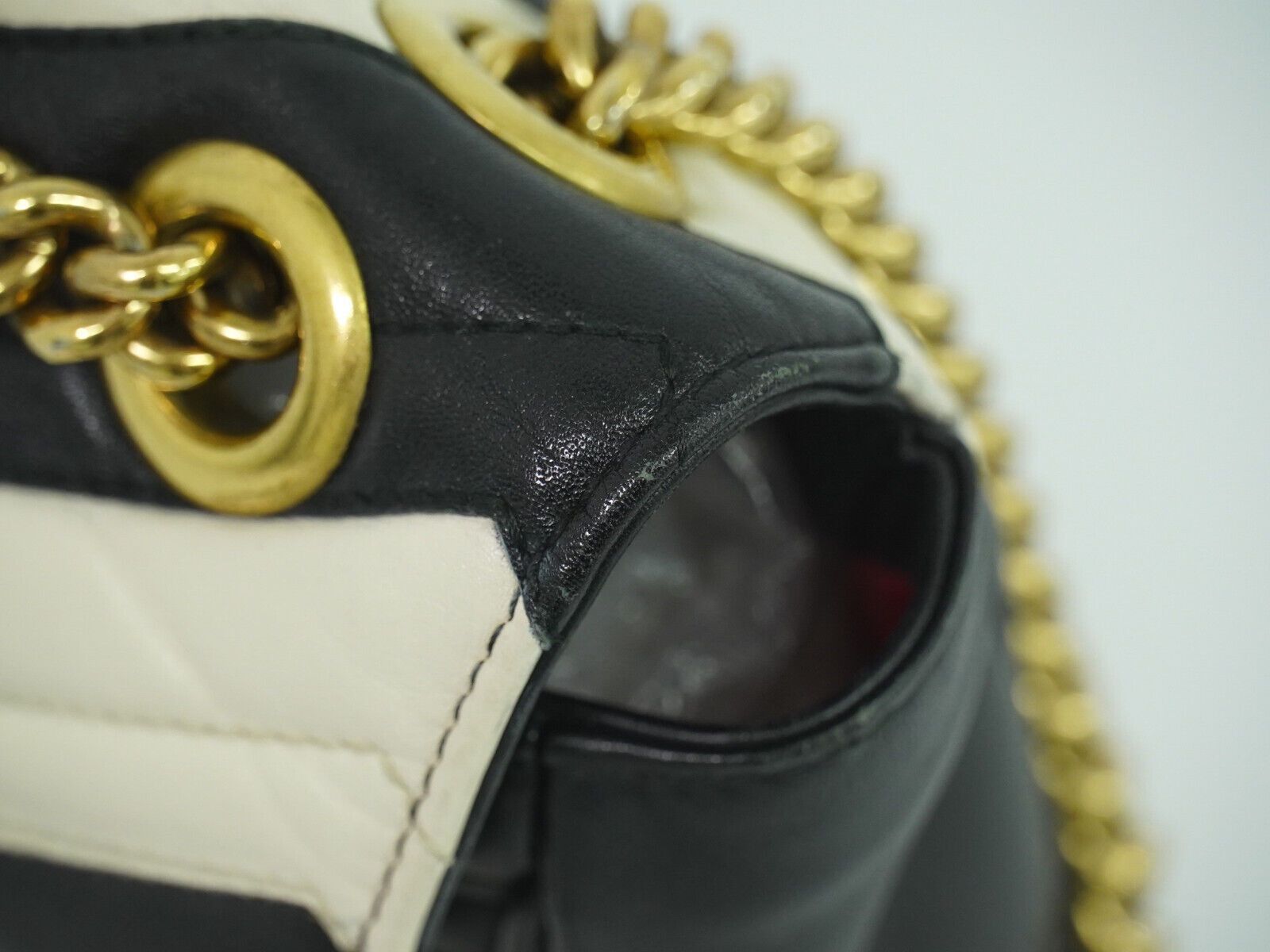 Gucci Gg Marmont Black Leather Shoulder Bag (Pre-Owned) Size ONE SIZE - 5 Thumbnail