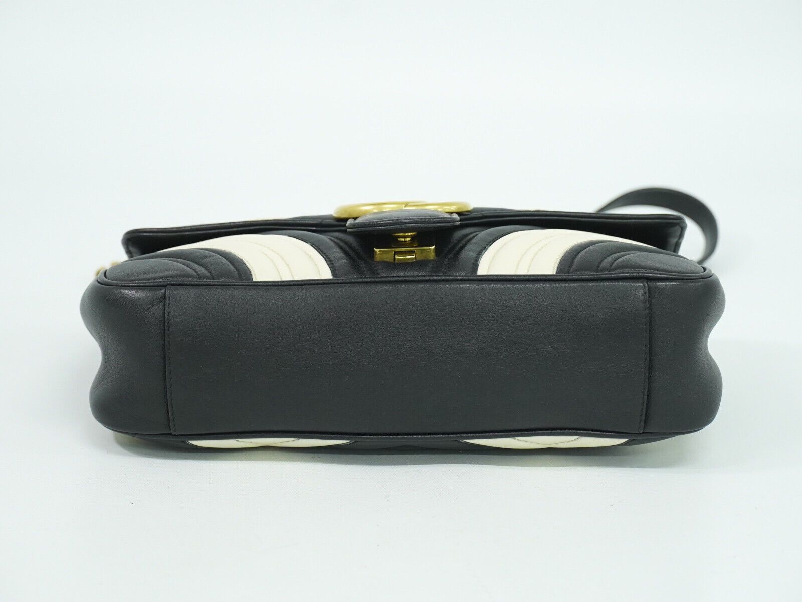 Gucci Gg Marmont Black Leather Shoulder Bag (Pre-Owned) Size ONE SIZE - 3 Thumbnail