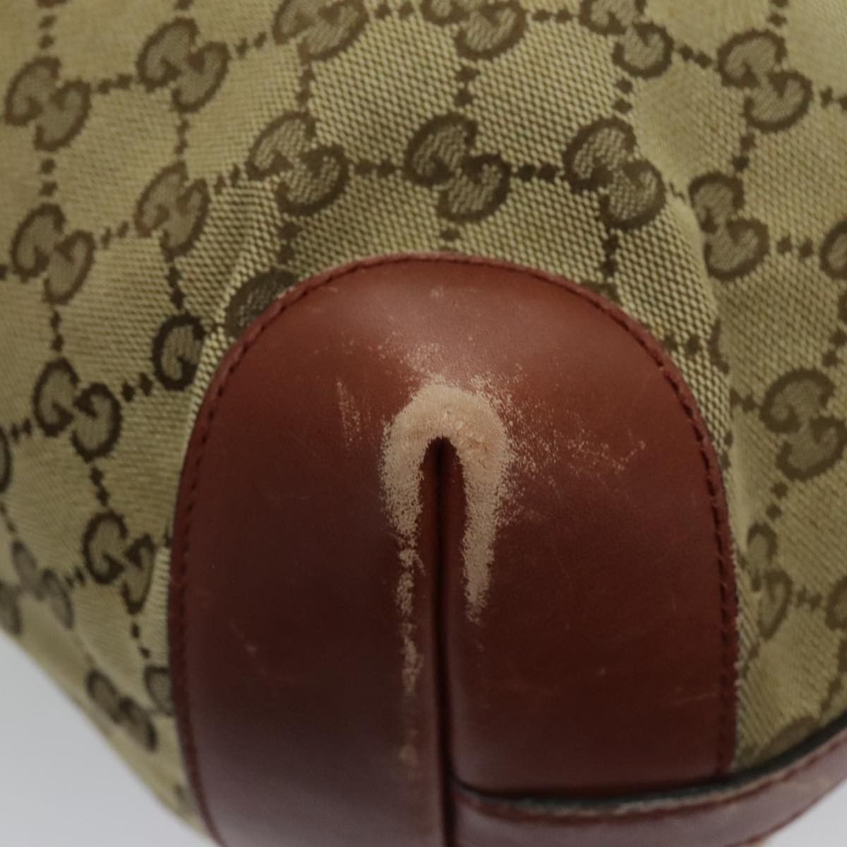 Gucci Beige Canvas Tote Bag (Pre-Owned) Size ONE SIZE - 8 Thumbnail