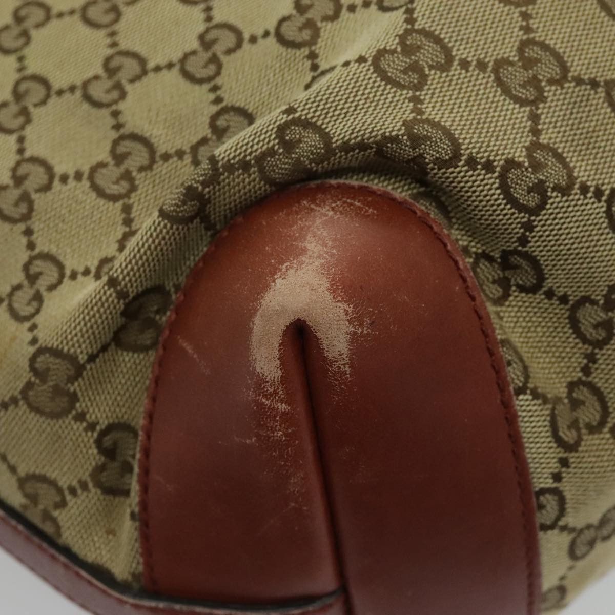 Gucci Beige Canvas Tote Bag (Pre-Owned) Size ONE SIZE - 7 Thumbnail