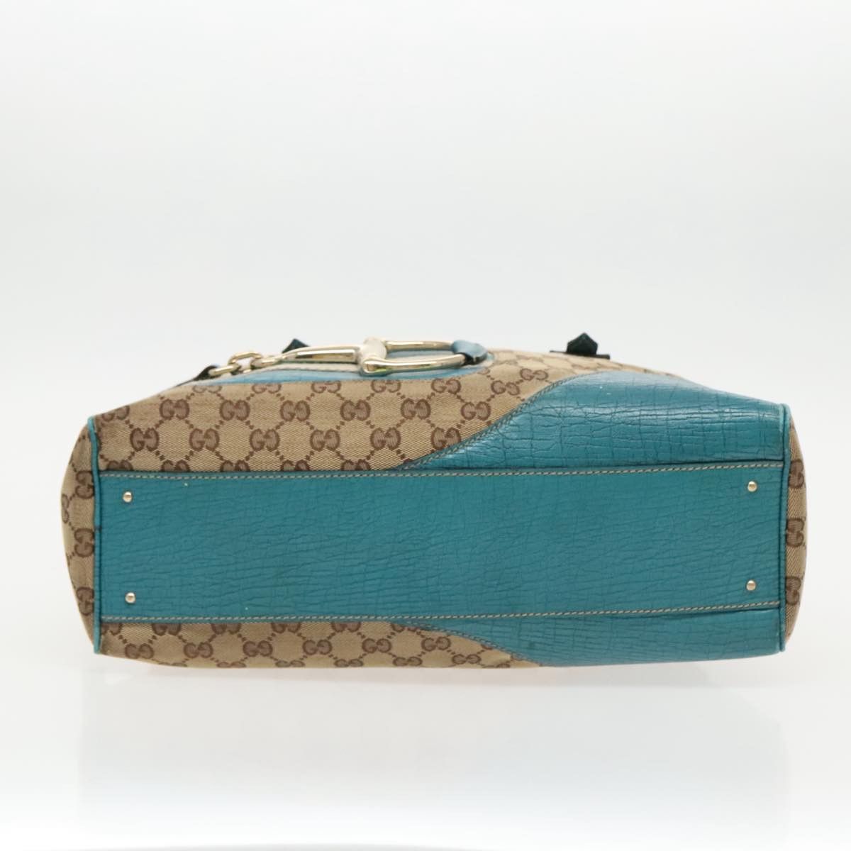 Gucci Horsebit Beige Canvas Tote Bag (Pre-Owned) Size ONE SIZE - 18 Thumbnail