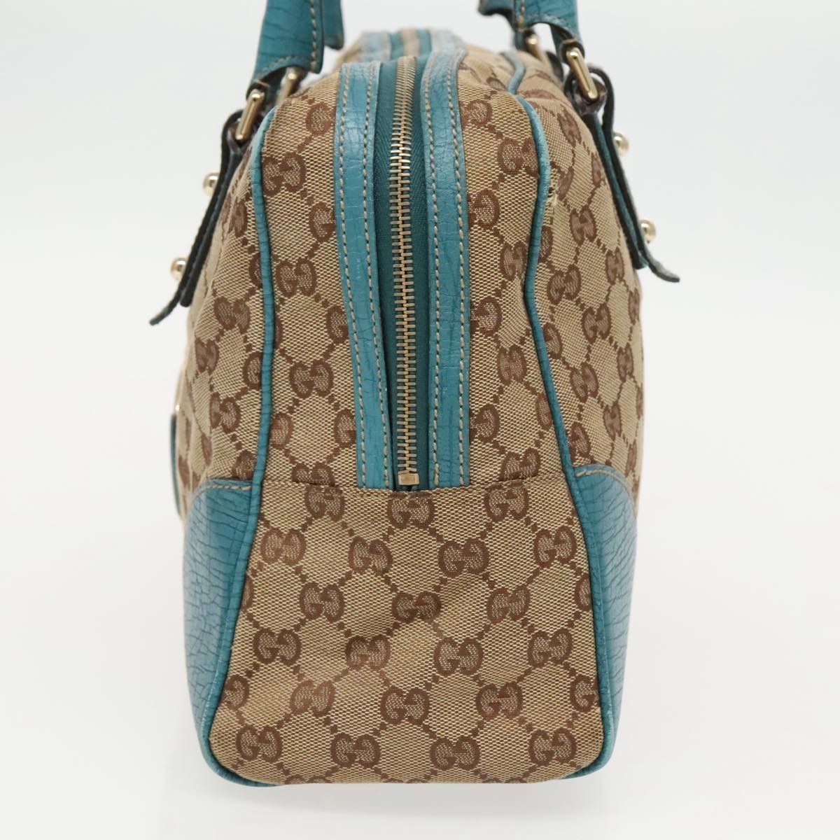 Gucci Horsebit Beige Canvas Tote Bag (Pre-Owned) Size ONE SIZE - 4 Thumbnail