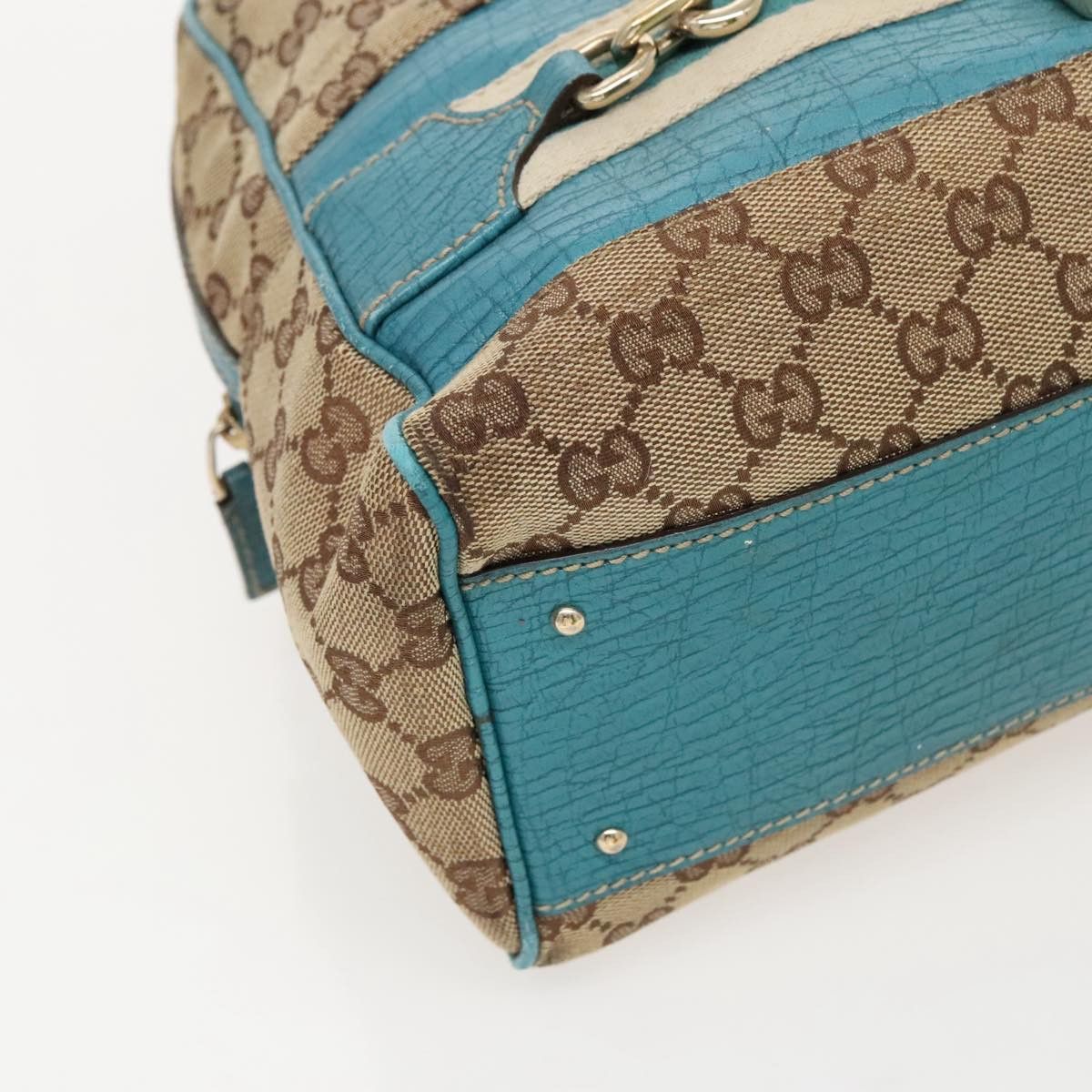 Gucci Horsebit Beige Canvas Tote Bag (Pre-Owned) Size ONE SIZE - 8 Thumbnail