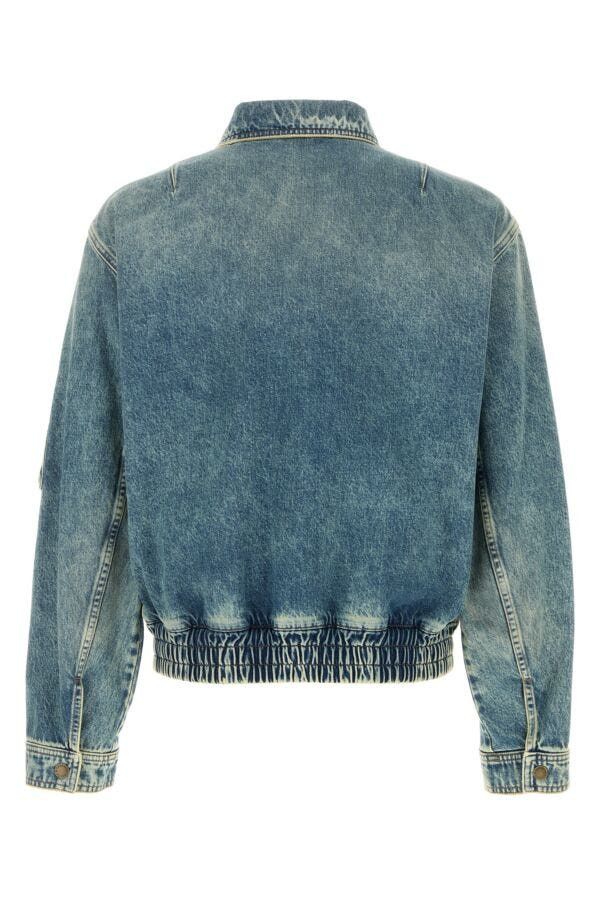 Dolce & Gabbana Denim Bomber Jacket Size US L / EU 52-54 / 3 - 4 Thumbnail