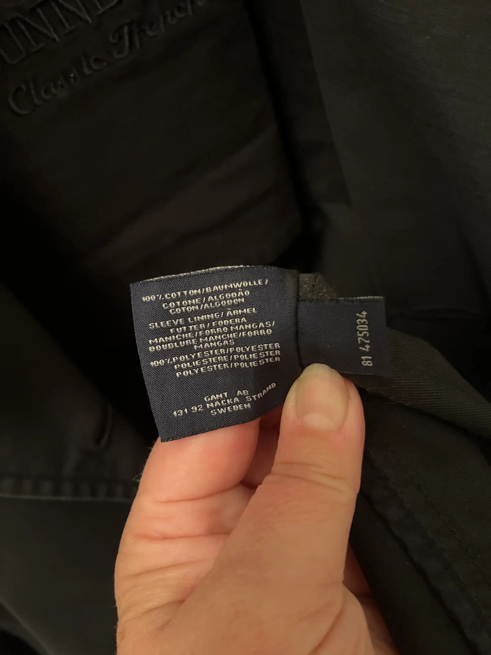 Gant Gant Trenchcoat Size M / US 6-8 / IT 42-44 - 3 Thumbnail