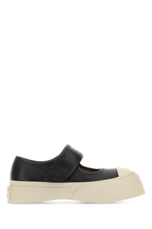 Marni Black Leather Mary Jane Sneakers Size US 6 / IT 36 - 3 Thumbnail