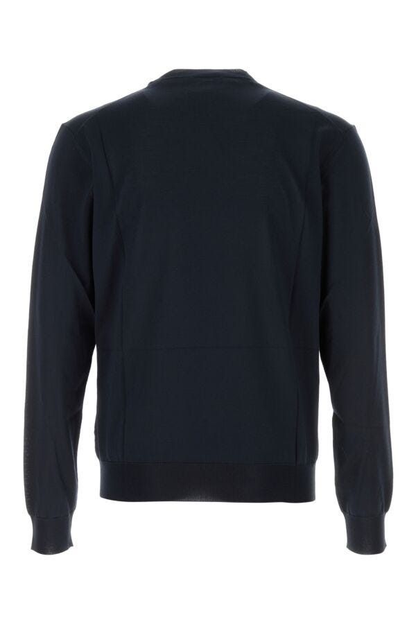 Prada Blue Silk Sweater Size US L / EU 52-54 / 3 - 4 Thumbnail