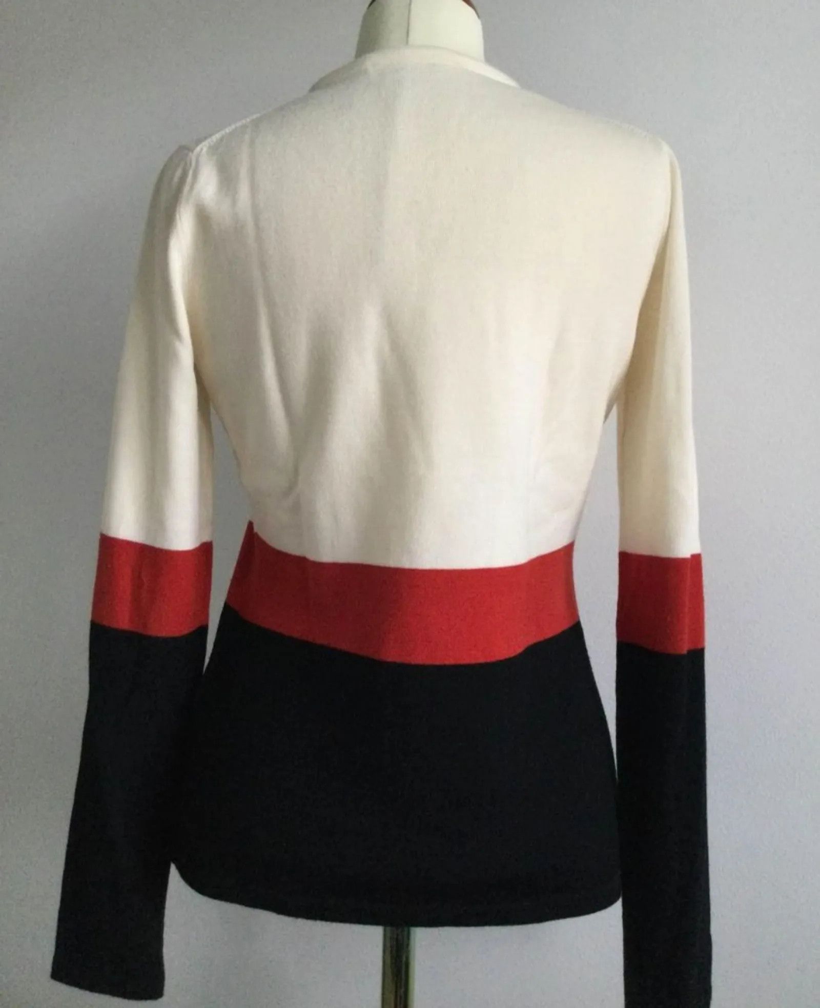 Hugo Boss Hugo Boss Faye Colorblock Virgin Wool Sweater Sweater Size M / US 6-8 / IT 42-44 - 5 Thumbnail
