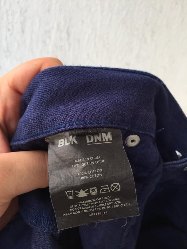 Blk Dnm dark navy slim jeans Size US 34 / EU 50 - 5 Thumbnail