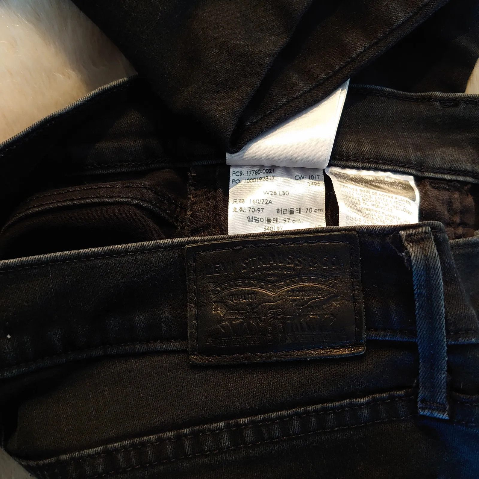 Levi's Levi's 710 Super Skinny Jeans Size 28" / US 6 / IT 42 - 2 Thumbnail