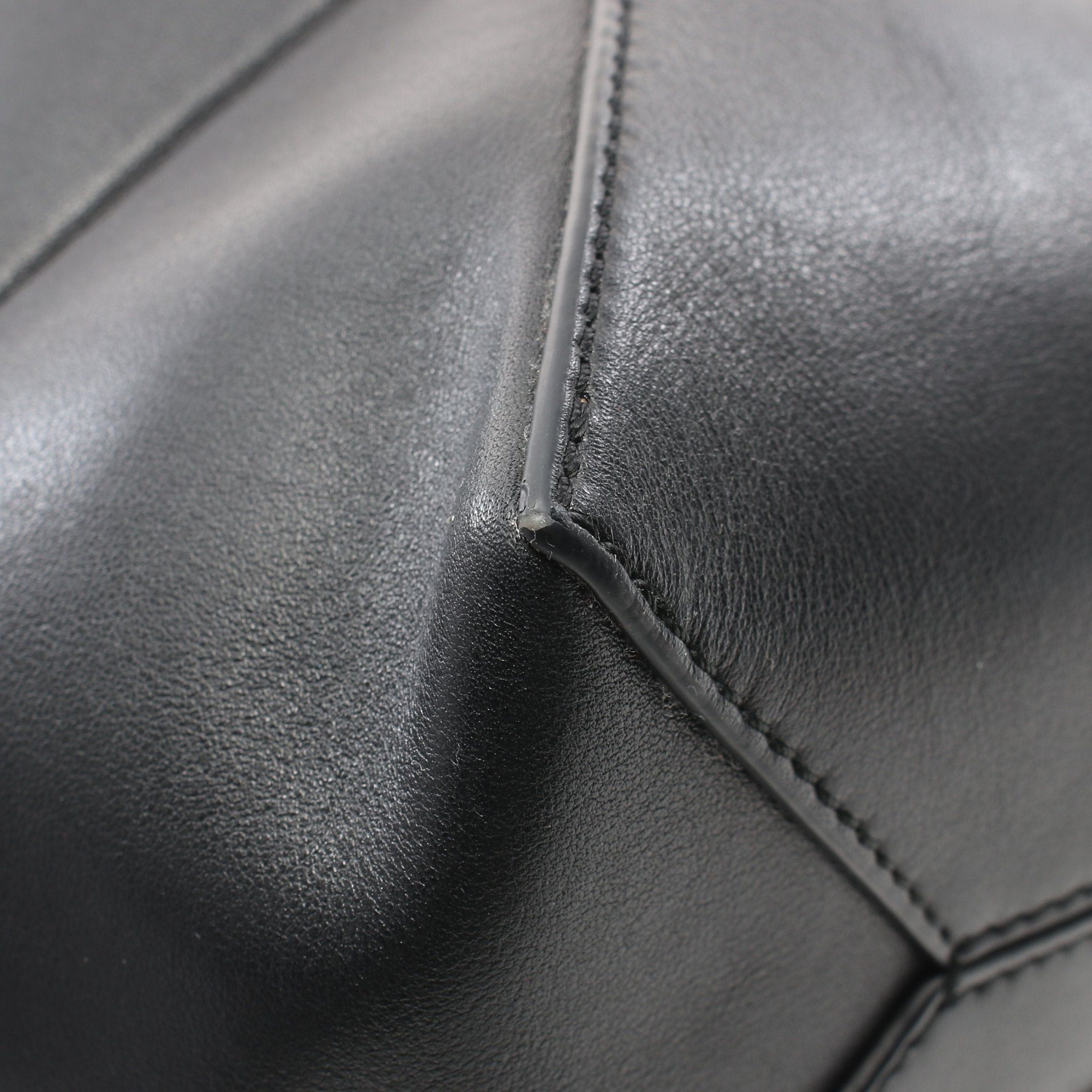 Loewe Loewe Puzzle Fold Mini Handbag Leather Black Size ONE SIZE - 6 Thumbnail