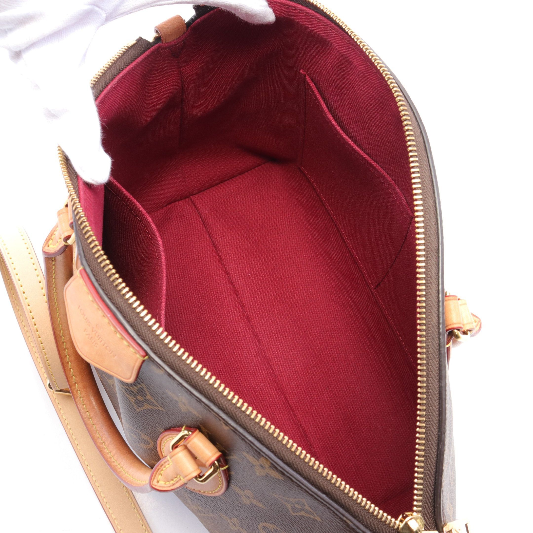 Louis Vuitton Louis Vuitton Boesi Nm Pm Monogram Handbag Leather Brown Size ONE SIZE - 3 Thumbnail
