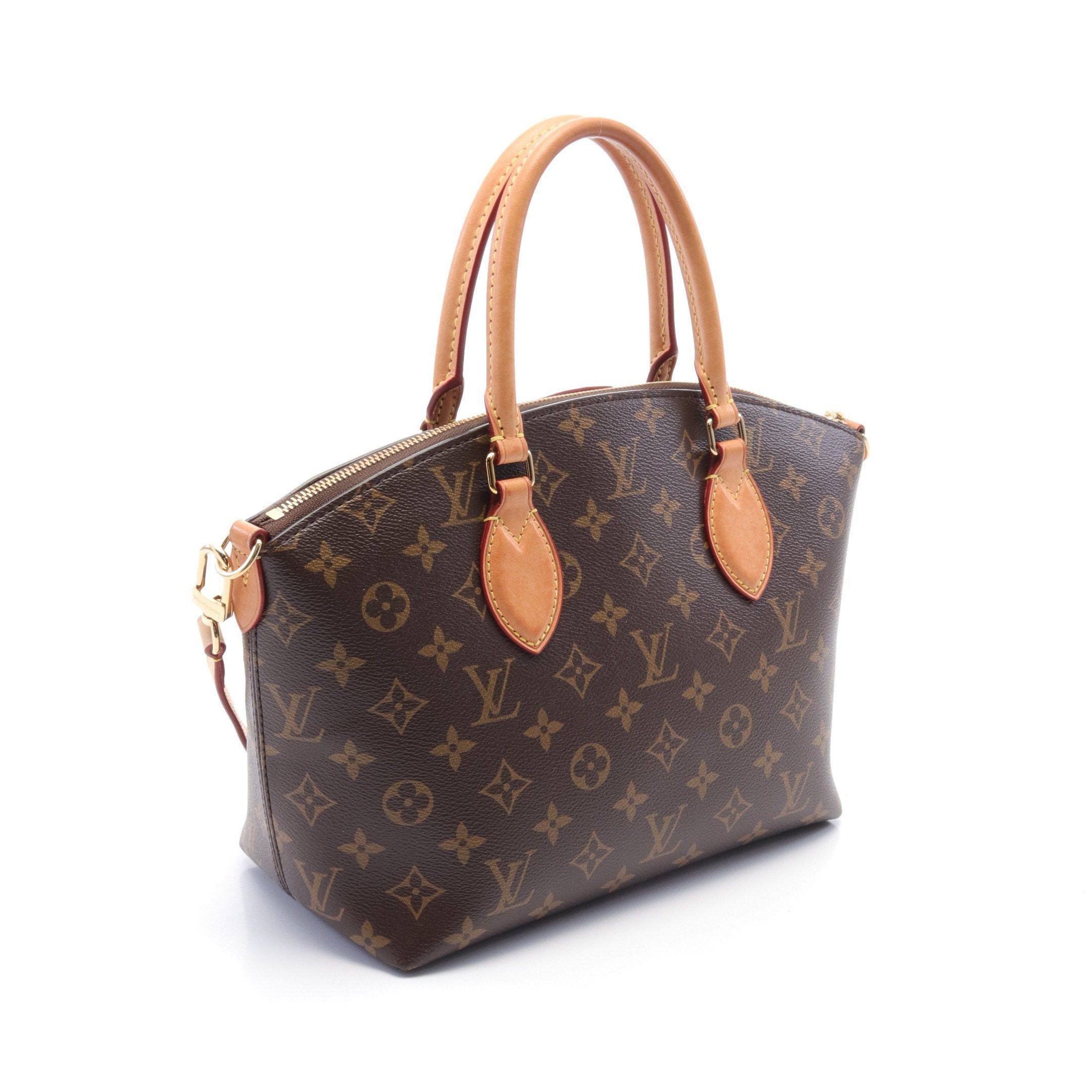 Louis Vuitton Louis Vuitton Boesi Nm Pm Monogram Handbag Leather Brown Size ONE SIZE - 2 Thumbnail