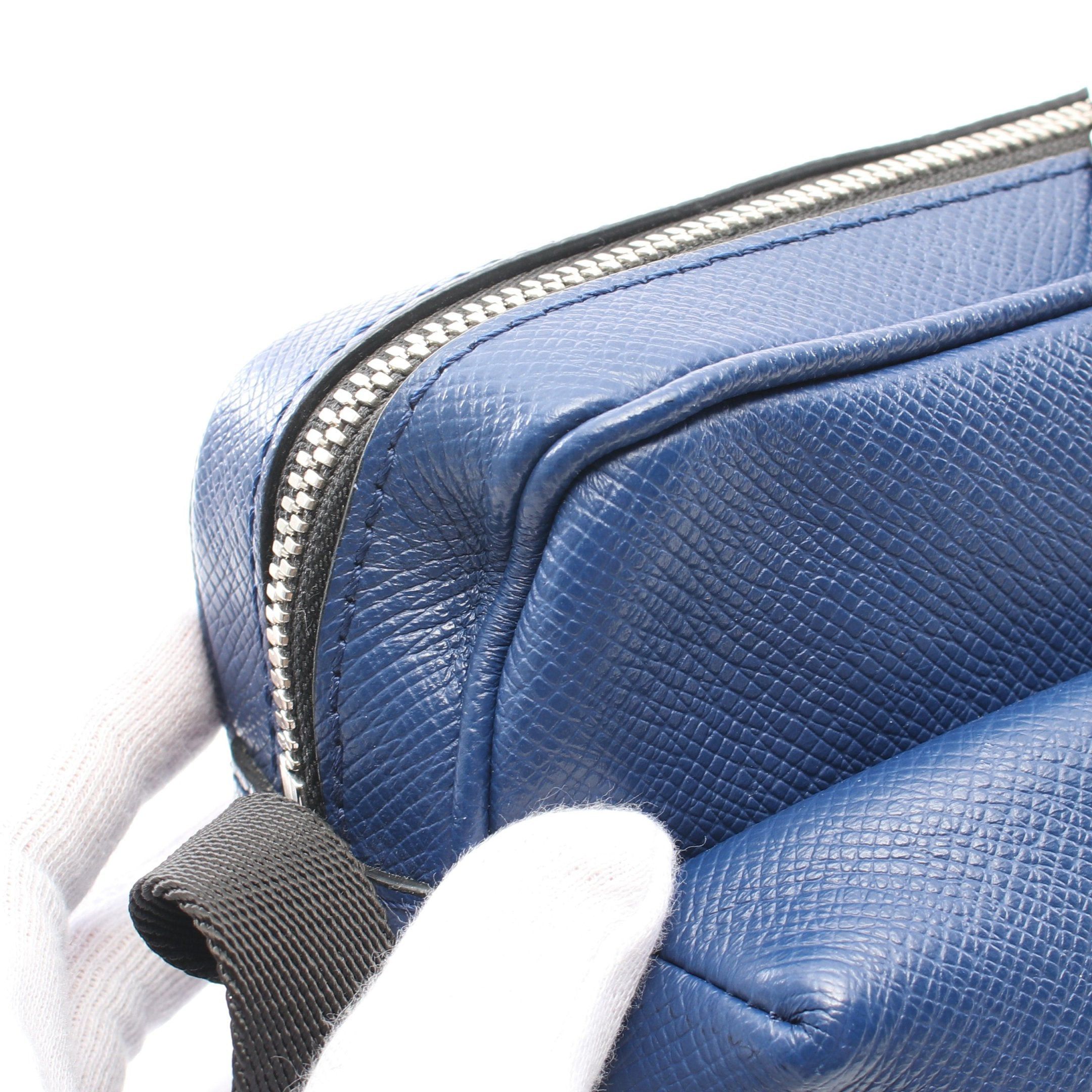 Louis Vuitton Louis Vuitton Outdoor Messenger Pm Taigarama Cobalt Shoulder Bag Leather Blue Size ONE SIZE - 6 Thumbnail