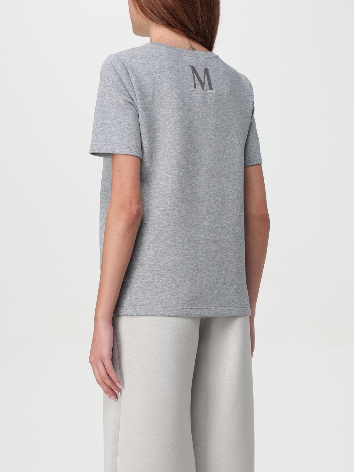 Max Mara Max Mara T-Shirt Woman Grey Size S / US 4 / IT 40 - 3 Thumbnail