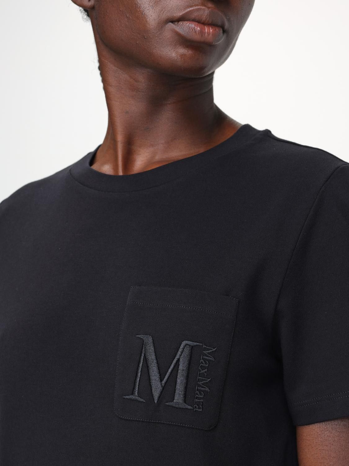 Max Mara Max Mara T-Shirt Woman Black Size M / US 6-8 / IT 42-44 - 5 Thumbnail
