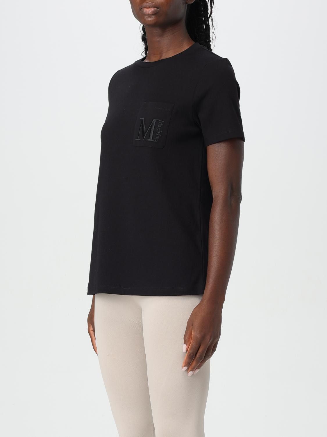 Max Mara Max Mara T-Shirt Woman Black Size M / US 6-8 / IT 42-44 - 4 Thumbnail