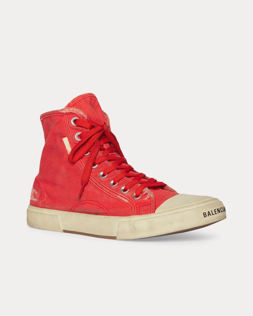 Balenciaga Balenciaga Red High-Top Sneakers Size US 9 / EU 42 - 2 Thumbnail