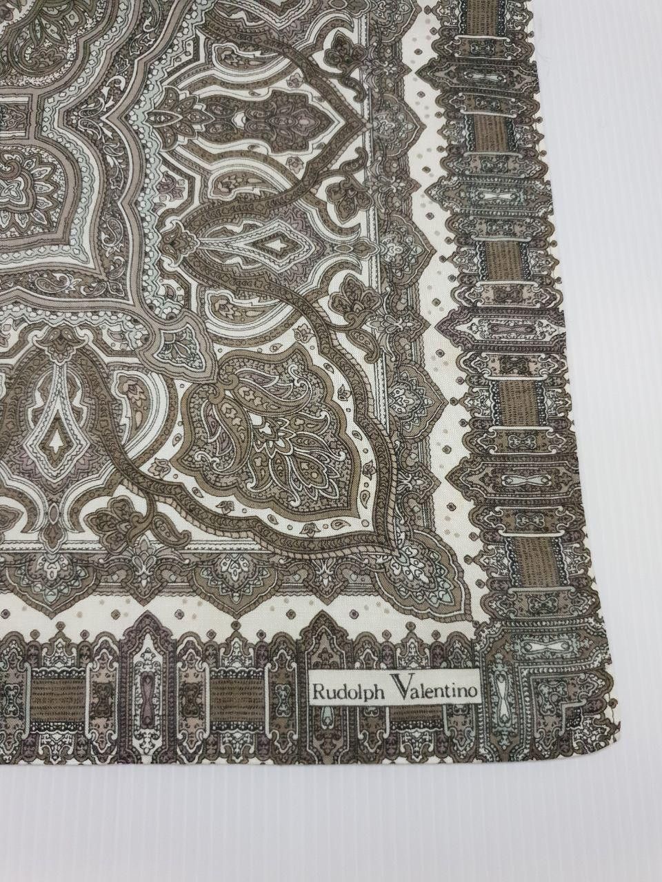 Valentino × Vintage Handky Bandana Rudolph Valentino Bandana Paisley Size ONE SIZE - 3 Thumbnail