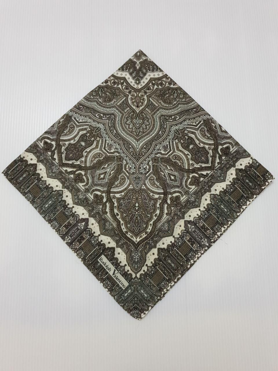 Valentino × Vintage Handky Bandana Rudolph Valentino Bandana Paisley Size ONE SIZE - 1 Thumbnail
