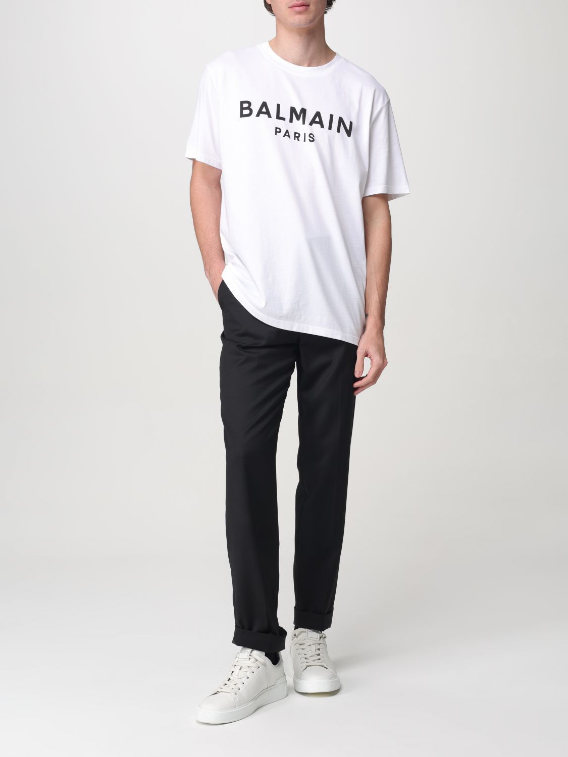 Balmain Balmain T-Shirt Men White Size US M / EU 48-50 / 2 - 2 Thumbnail