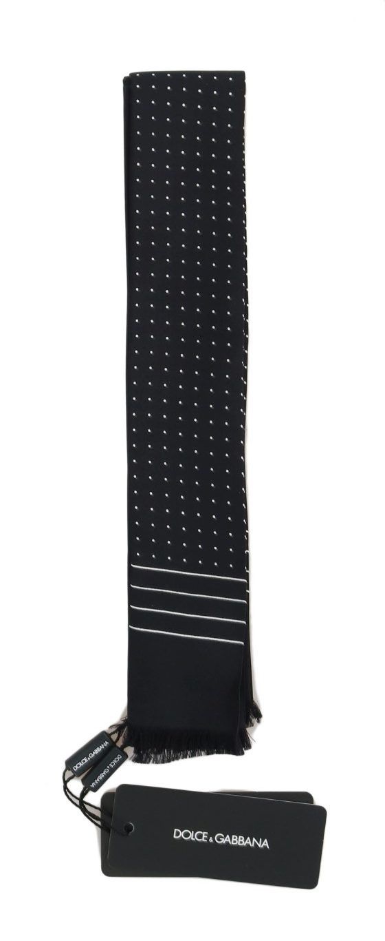 Dolce & Gabbana Elegant Silk Men's Tie Scarf Men's Wrap Size ONE SIZE - 5 Thumbnail