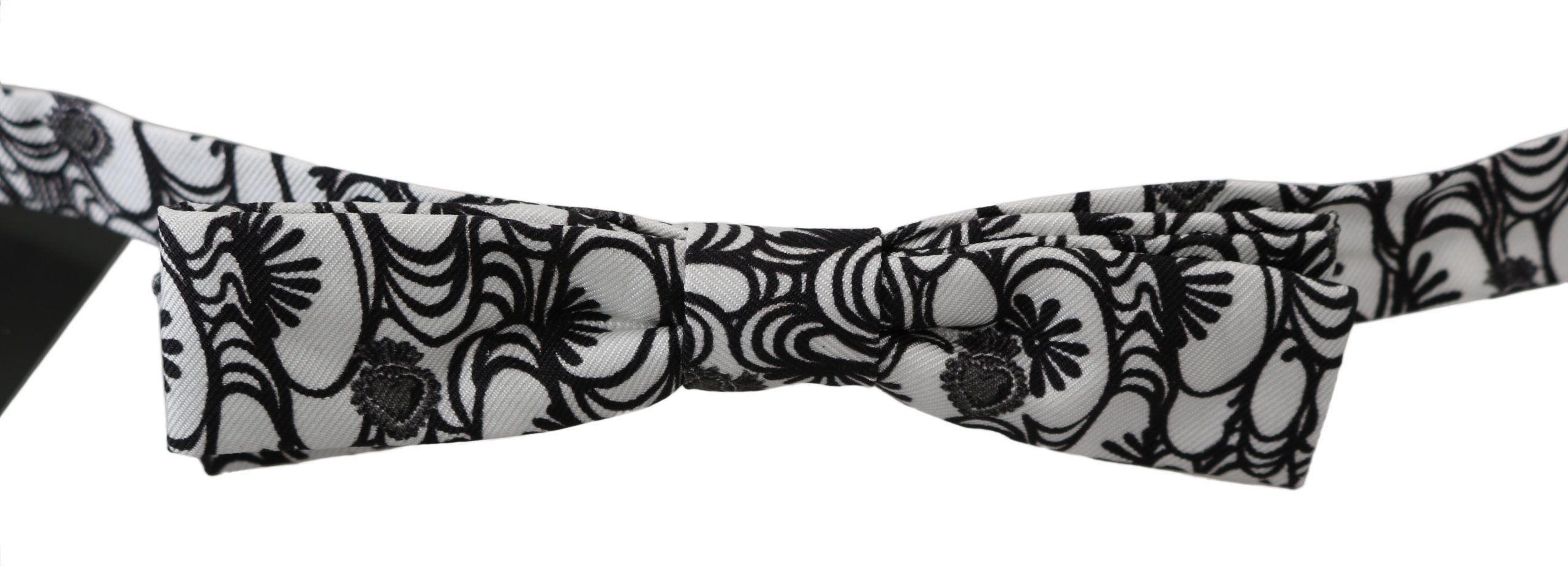 Dolce & Gabbana Exquisite Silk Bow Tie with Men's Pattern Size ONE SIZE - 2 Thumbnail