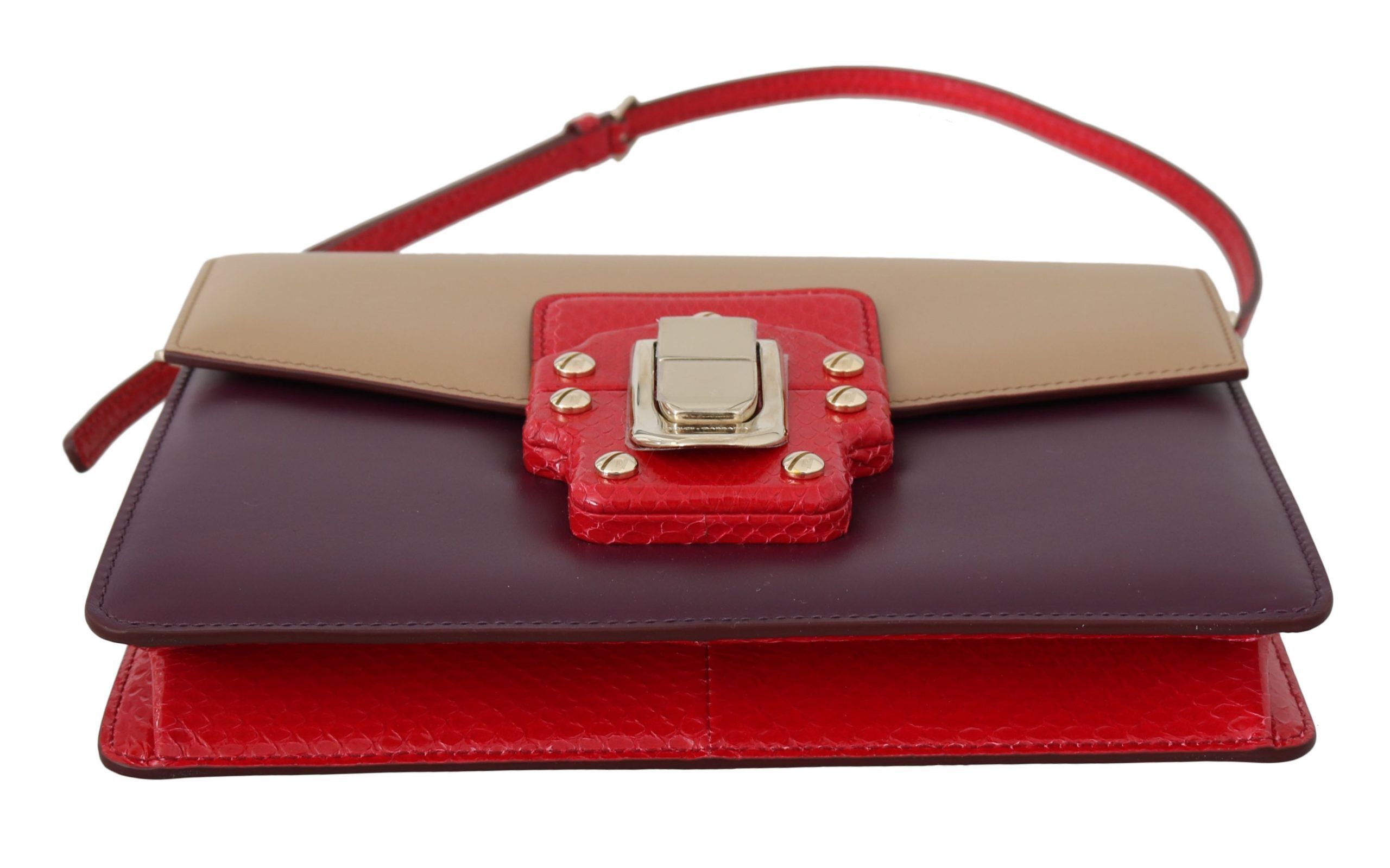 Dolce & Gabbana Exquisite LUCIA Leather Shoulder Women's Bag Size ONE SIZE - 3 Thumbnail