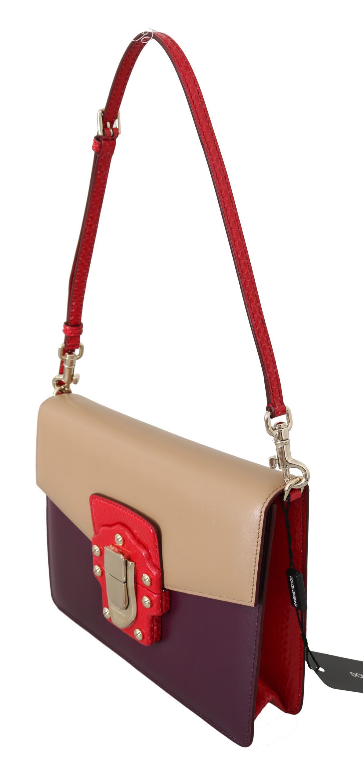 Dolce & Gabbana Exquisite LUCIA Leather Shoulder Women's Bag Size ONE SIZE - 4 Thumbnail