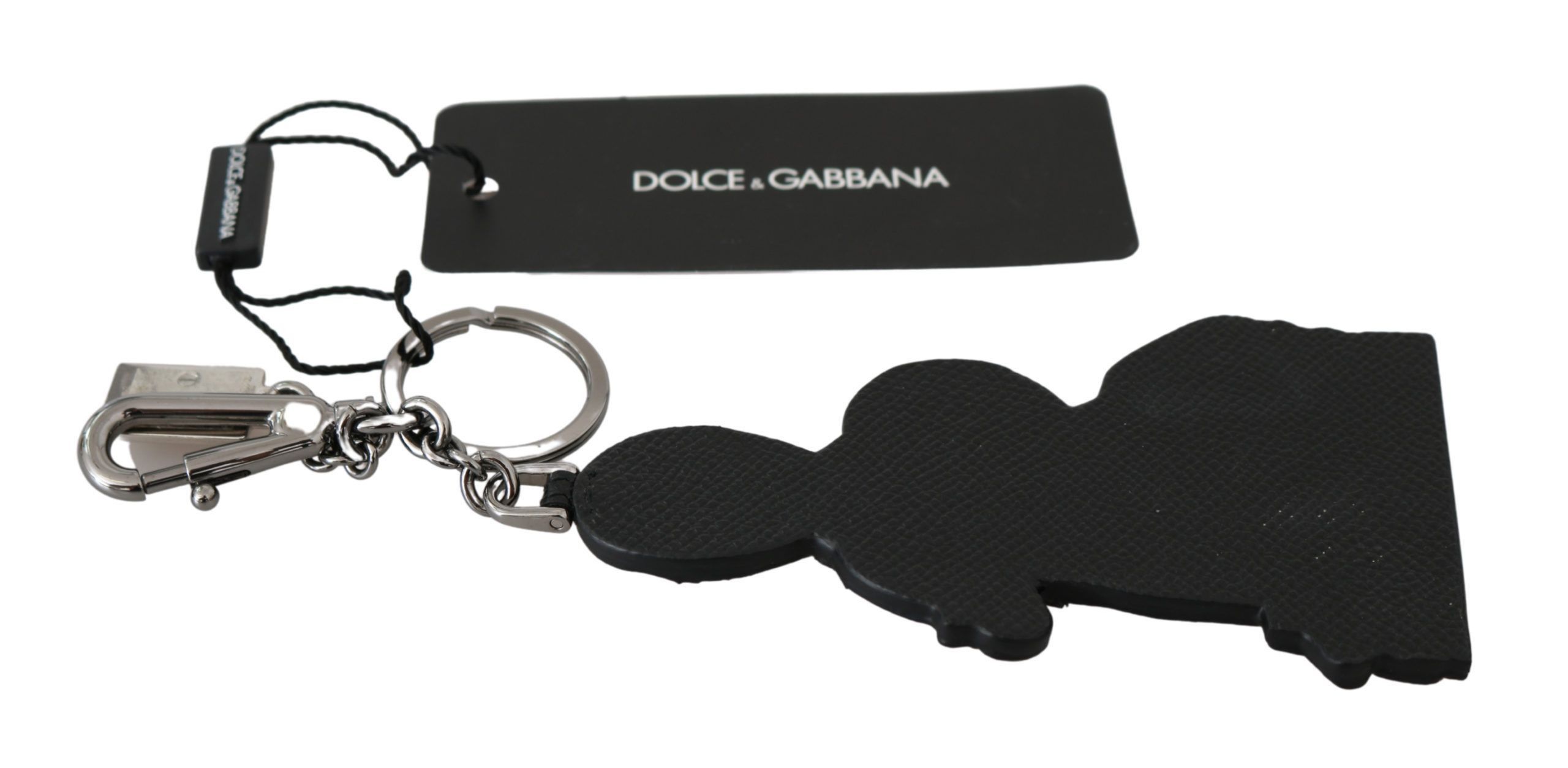 Dolce & Gabbana Elegant Trio-Tone Leather Women's Keychain Size ONE SIZE - 2 Thumbnail
