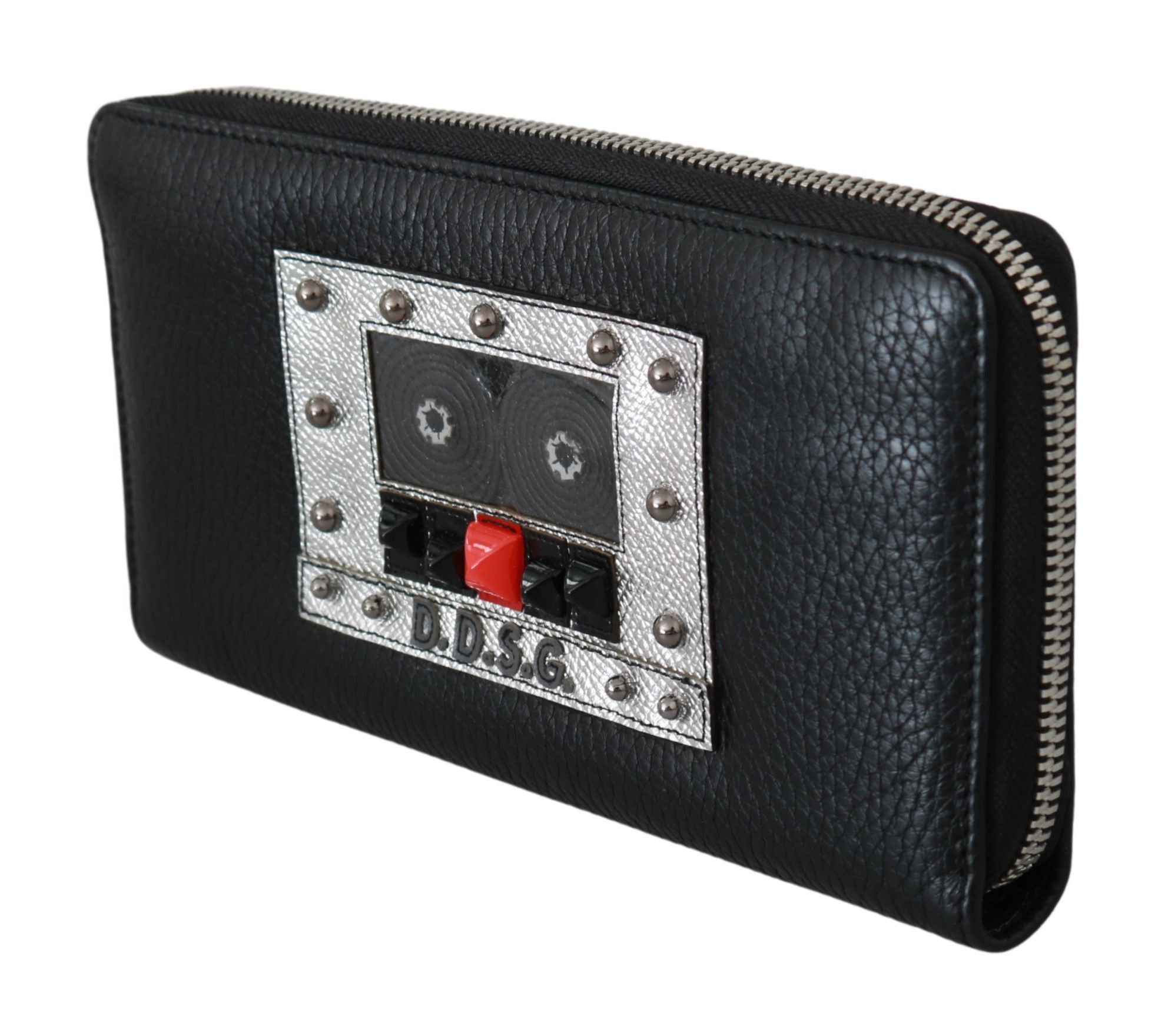 Dolce & Gabbana Elegant Black Leather Zip Continental Men's Wallet Size ONE SIZE - 2 Thumbnail