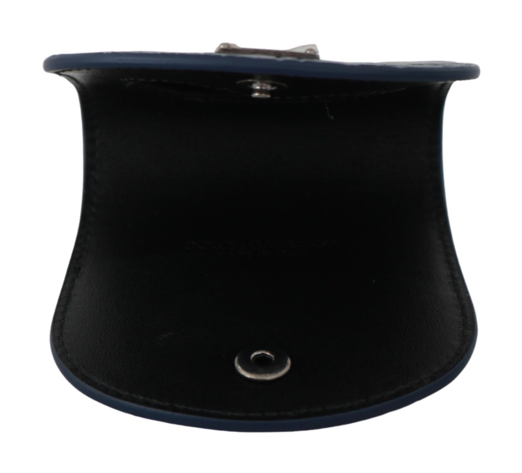 Dolce & Gabbana Sleek Blue Caimano Condom Case Men's Wallet Size ONE SIZE - 5 Thumbnail