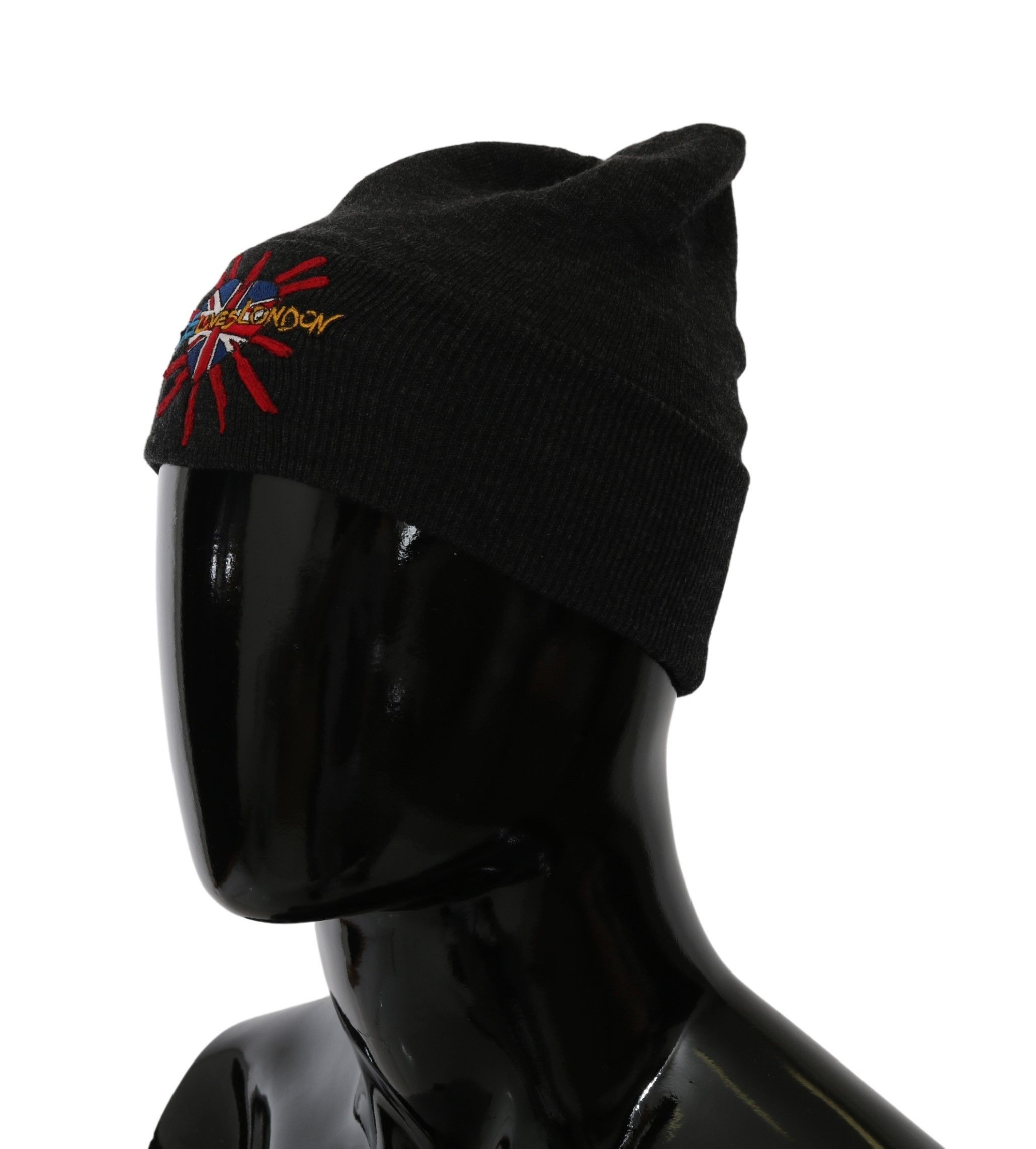 Dolce & Gabbana Chic Gray Beanie with Exclusive Men's Embroidery Size ONE SIZE - 4 Thumbnail