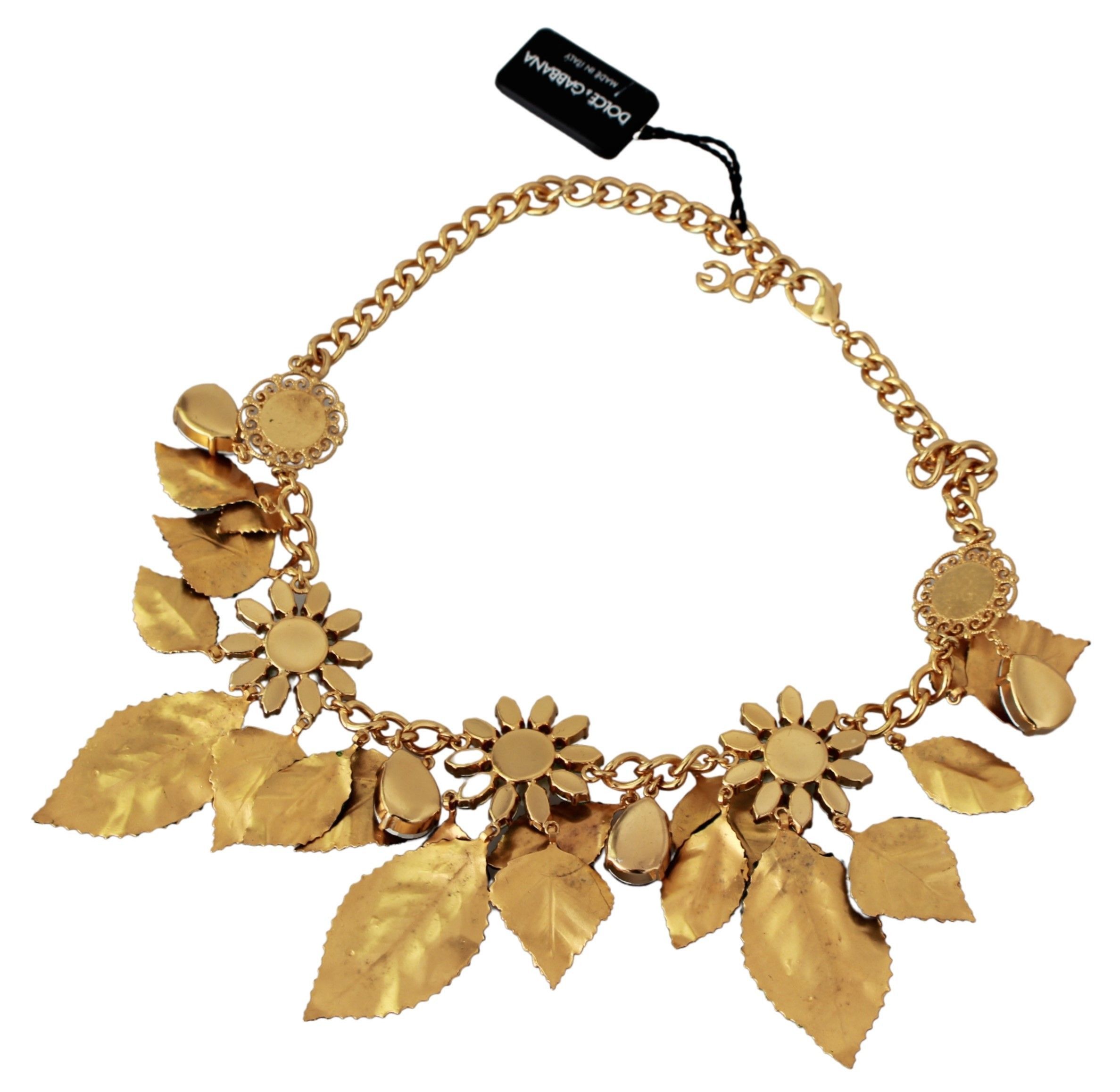 Dolce & Gabbana Elegant Floral Sicily Charm Women's Necklace Size ONE SIZE - 6 Thumbnail