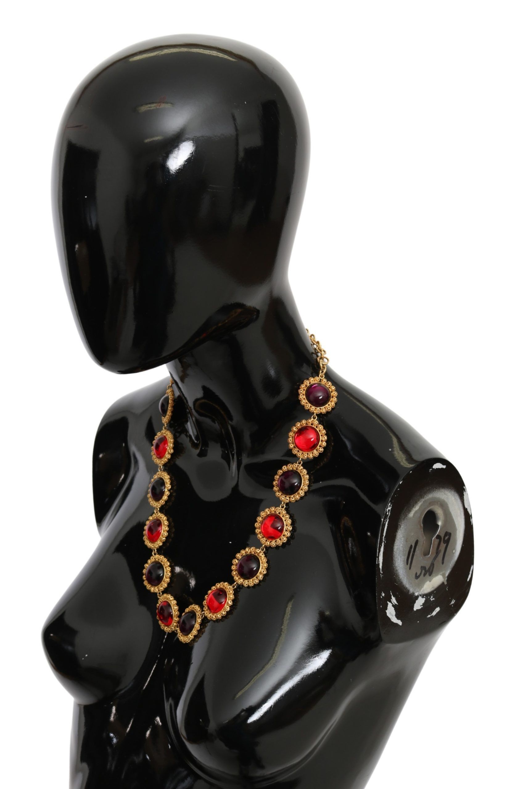 Dolce & Gabbana Elegant Crystal Charm Statement Women's Necklace Size ONE SIZE - 2 Thumbnail