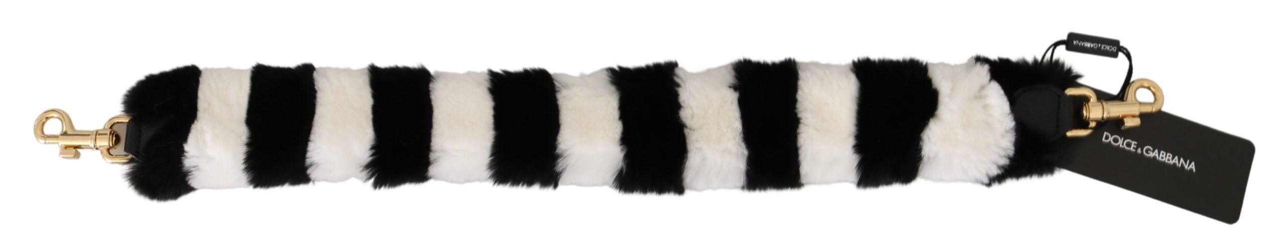 Dolce & Gabbana Elegant Fur Shoulder Strap Women's Accessory Size ONE SIZE - 3 Thumbnail