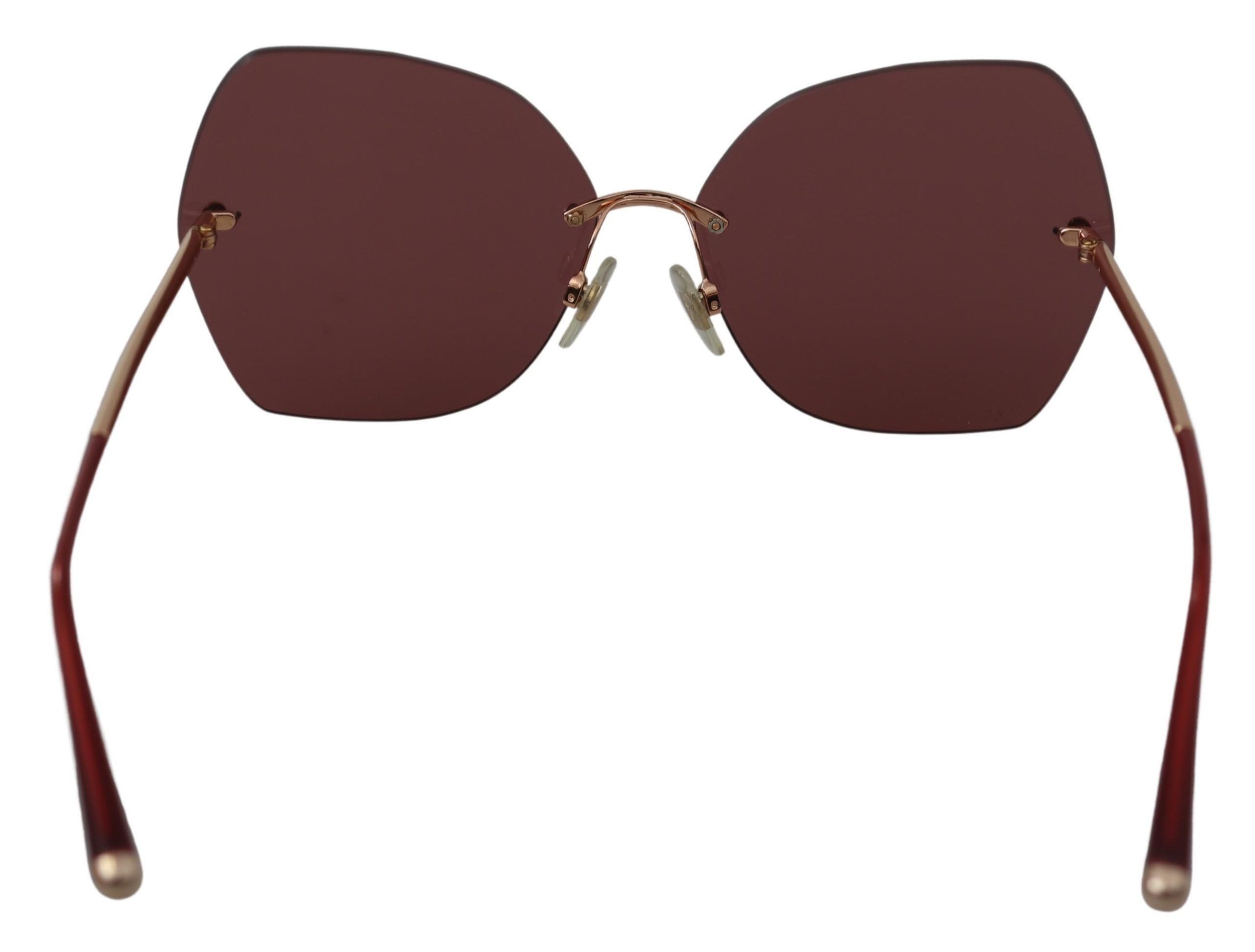 Dolce & Gabbana Chic Red 100% UV Protection Women's Sunglasses Size ONE SIZE - 3 Thumbnail