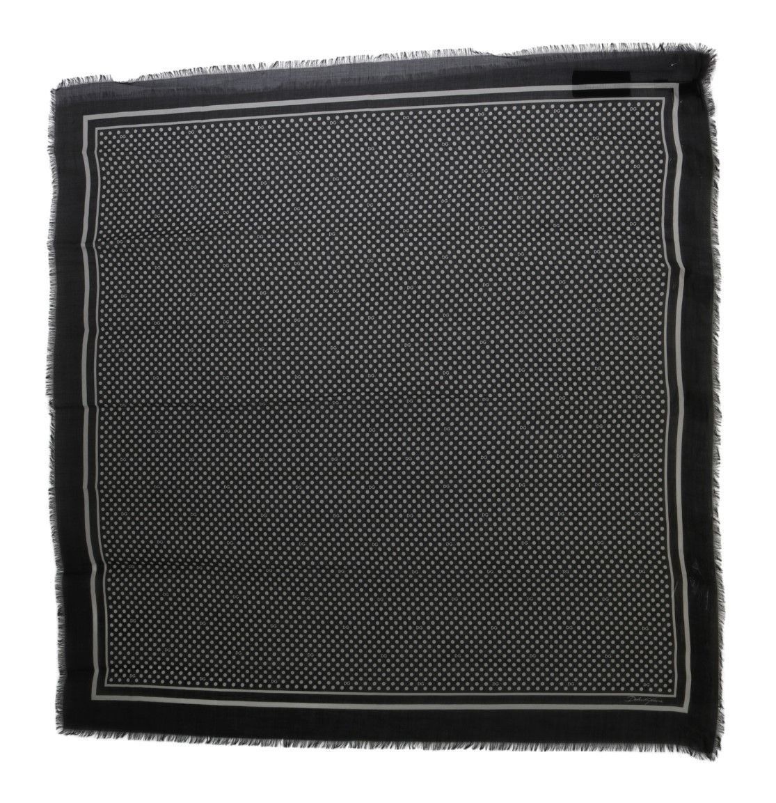 Dolce & Gabbana Elegant Black Silk Blend Polka Dotted Men's Men's Scarf Size ONE SIZE - 3 Thumbnail