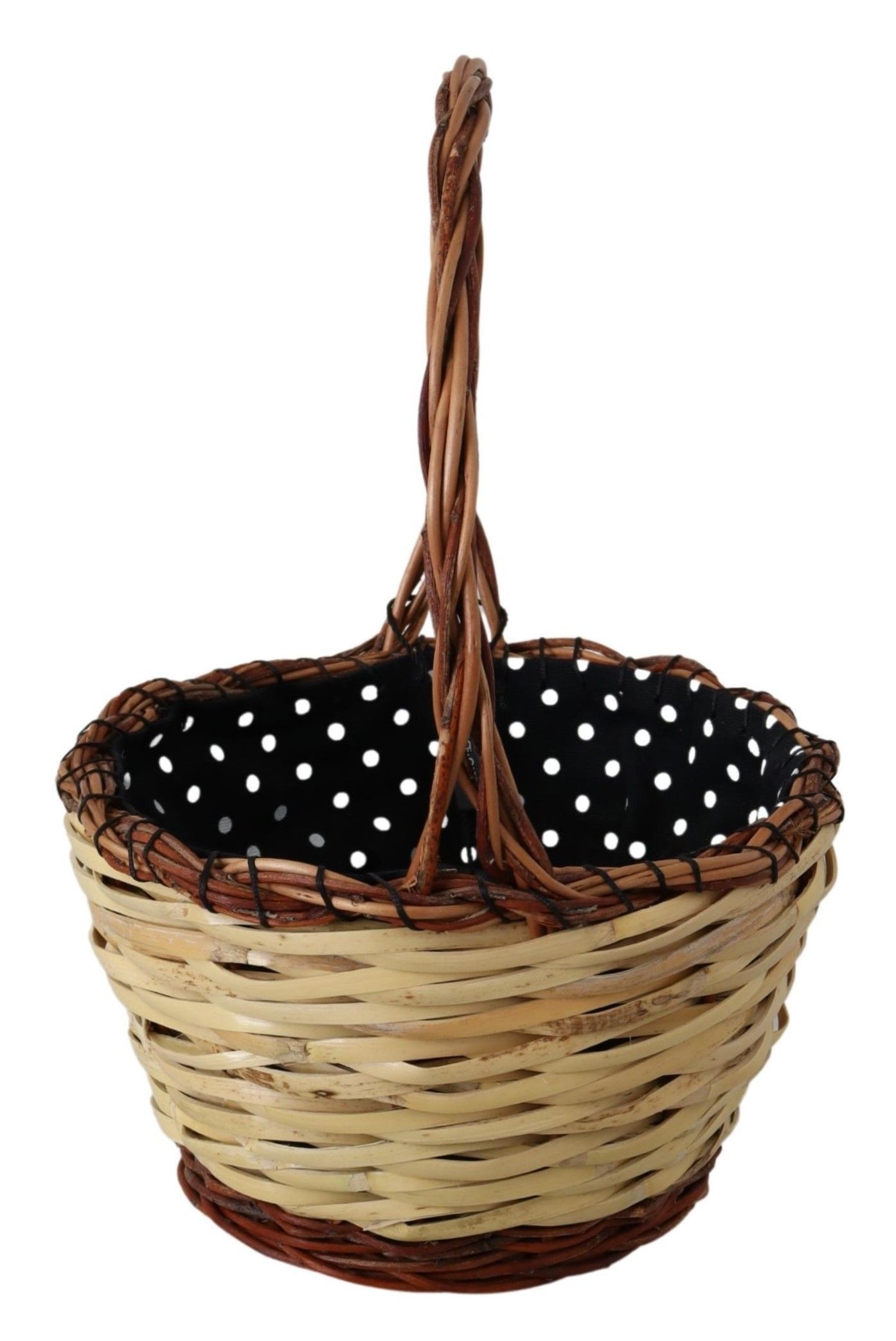 Dolce & Gabbana Chic Beige Wicker Basket Tote Women's Bag Size ONE SIZE - 2 Thumbnail
