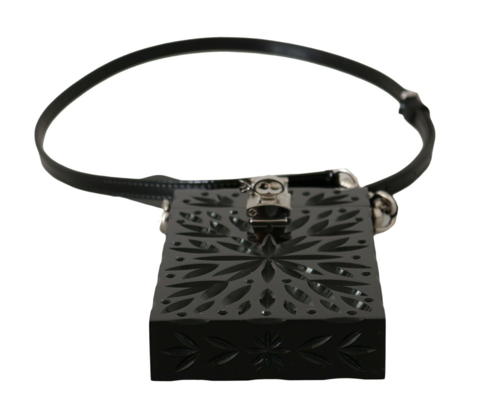 Dolce & Gabbana Exquisite Crystal-Plexi Cigarette Case Women's Holder Size ONE SIZE - 5 Thumbnail