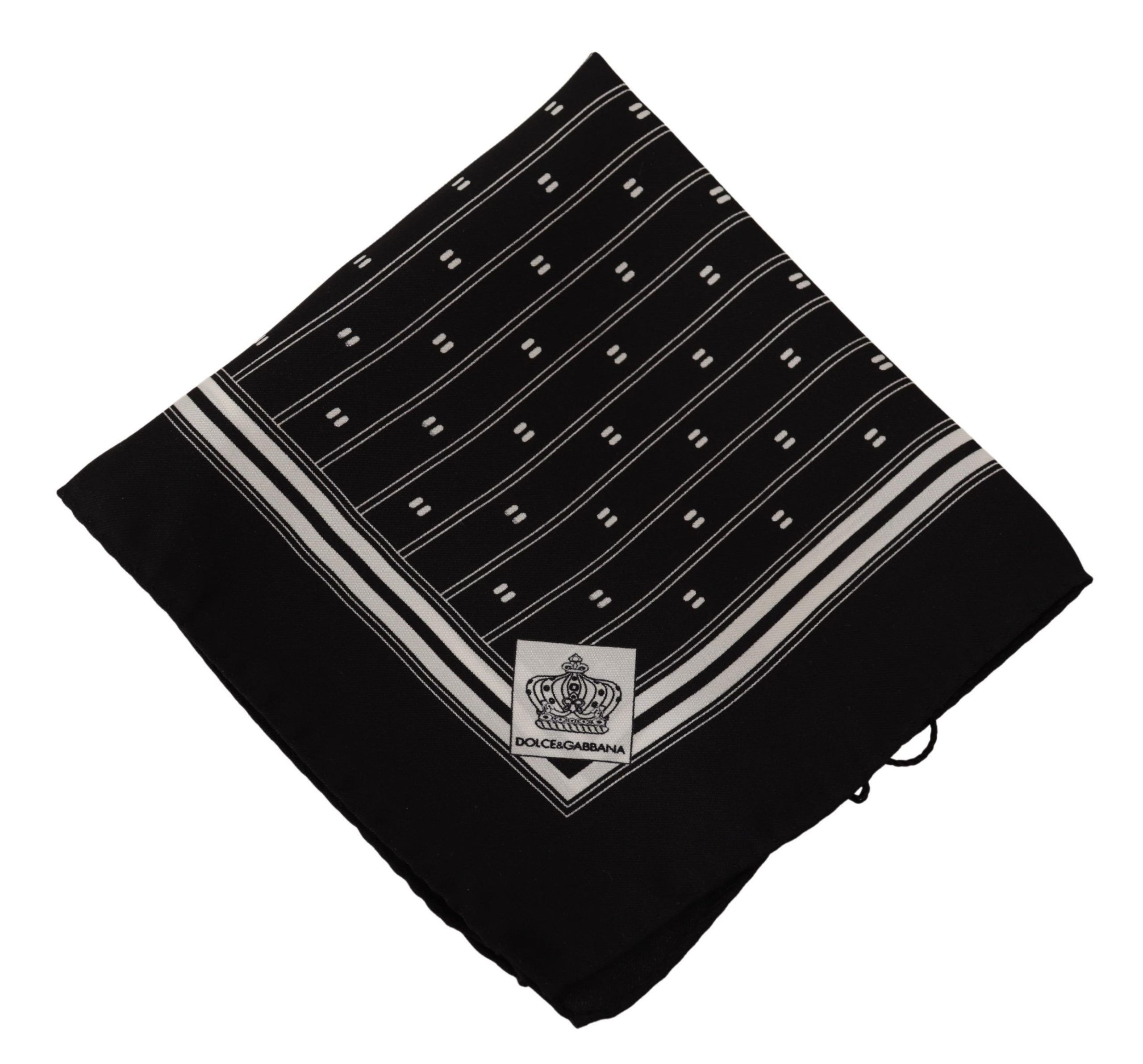 Dolce & Gabbana Elegant Silk Pocket Square Men's Handkerchief Size ONE SIZE - 3 Thumbnail