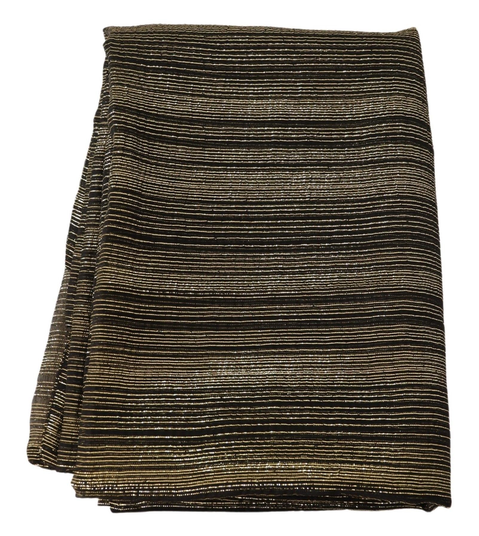Dolce & Gabbana Elegant Gold Silk Blend Women's Scarf Size ONE SIZE - 4 Thumbnail