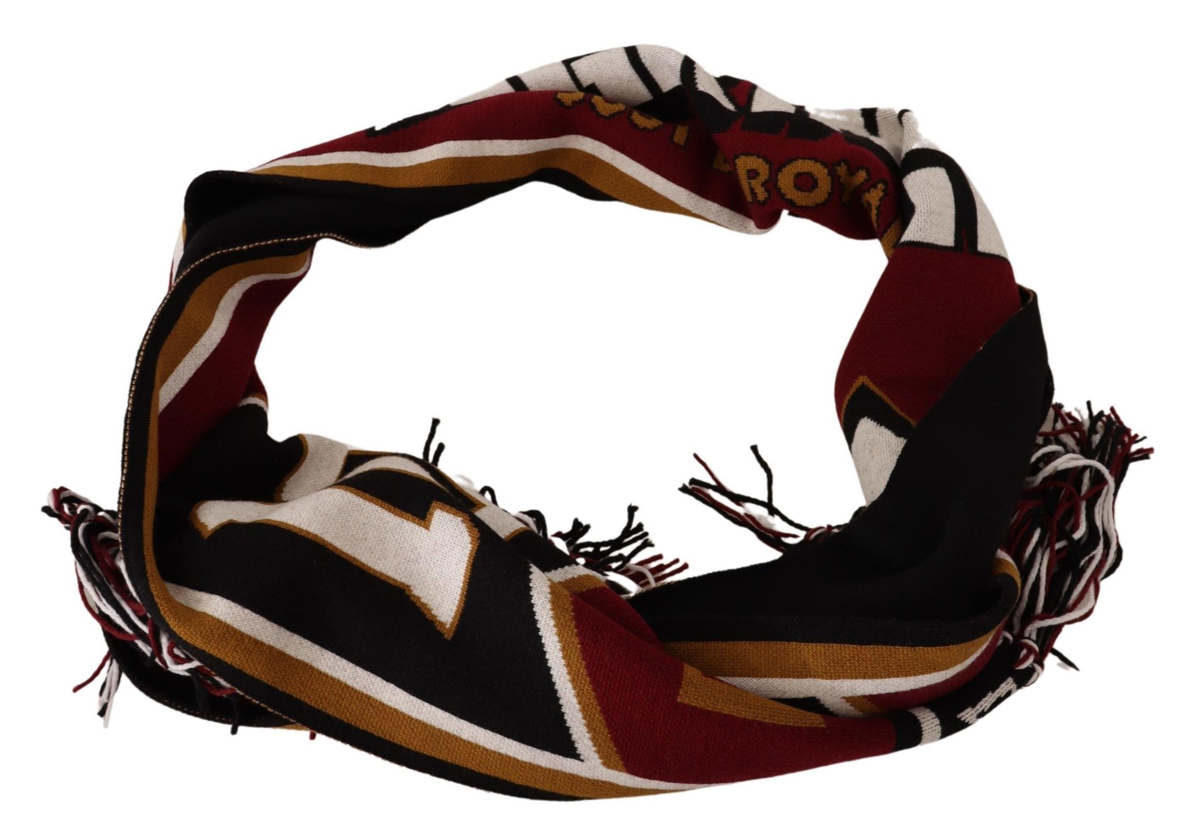 Dolce & Gabbana Elegant DG King Wool & Cashmere Men's Scarf Size ONE SIZE - 2 Thumbnail