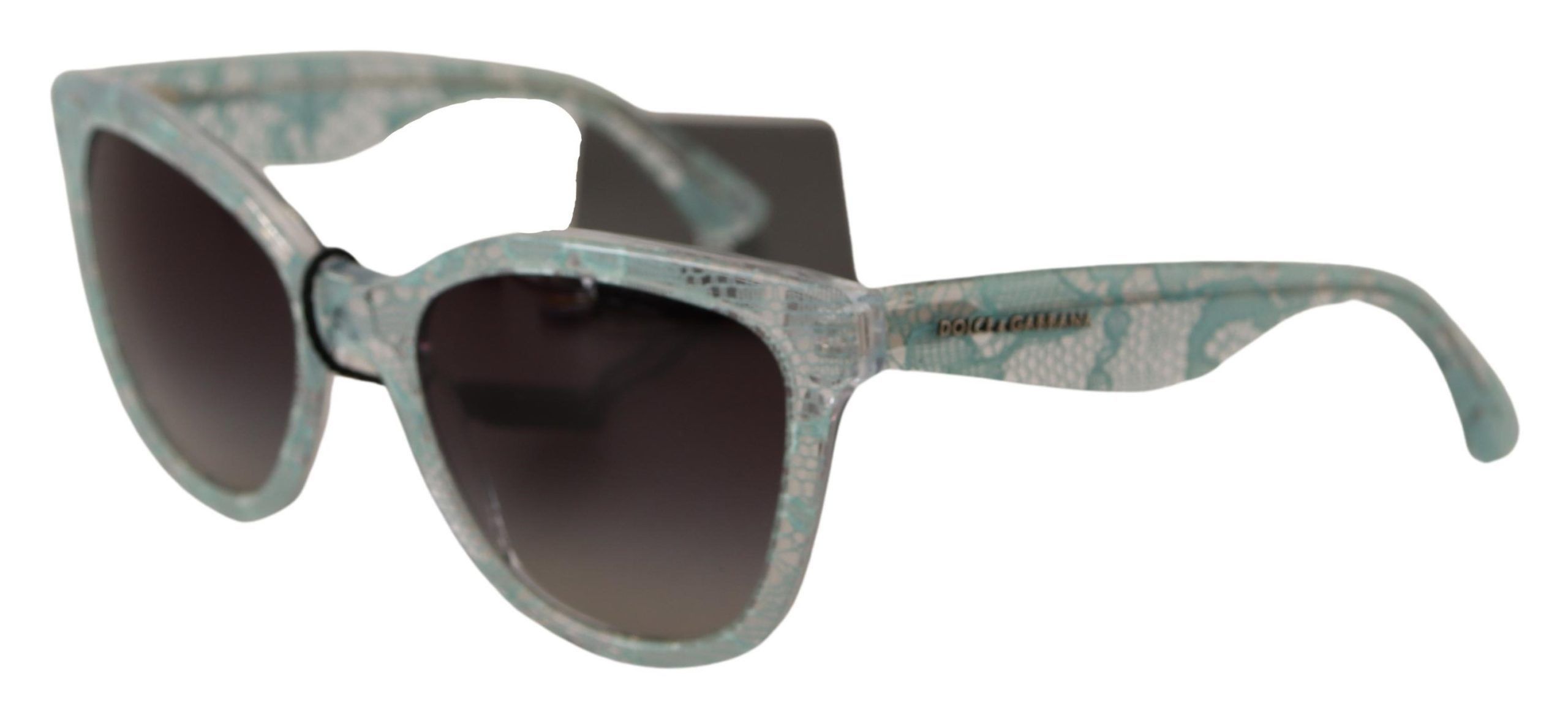 Dolce & Gabbana Sicilian Lace Crystal Acetate Women's Sunglasses Size ONE SIZE - 3 Thumbnail