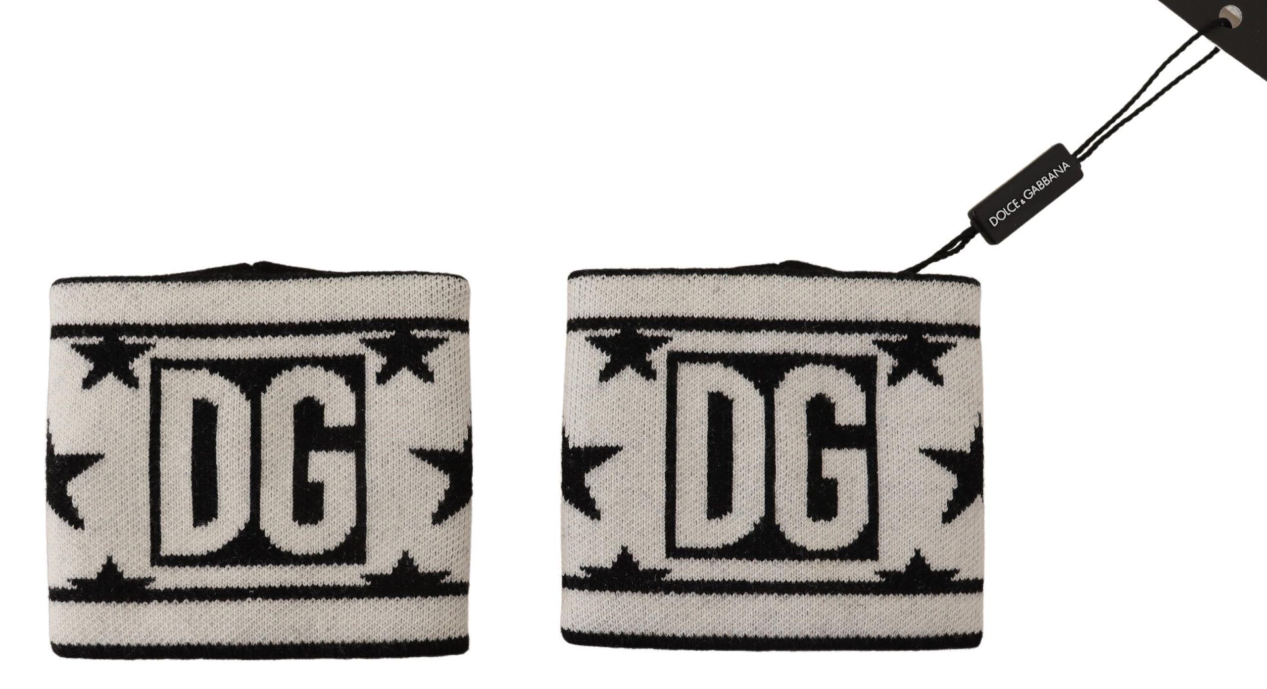Dolce & Gabbana Elegant Monochrome Wool Wristband Men's Set Size ONE SIZE - 3 Thumbnail