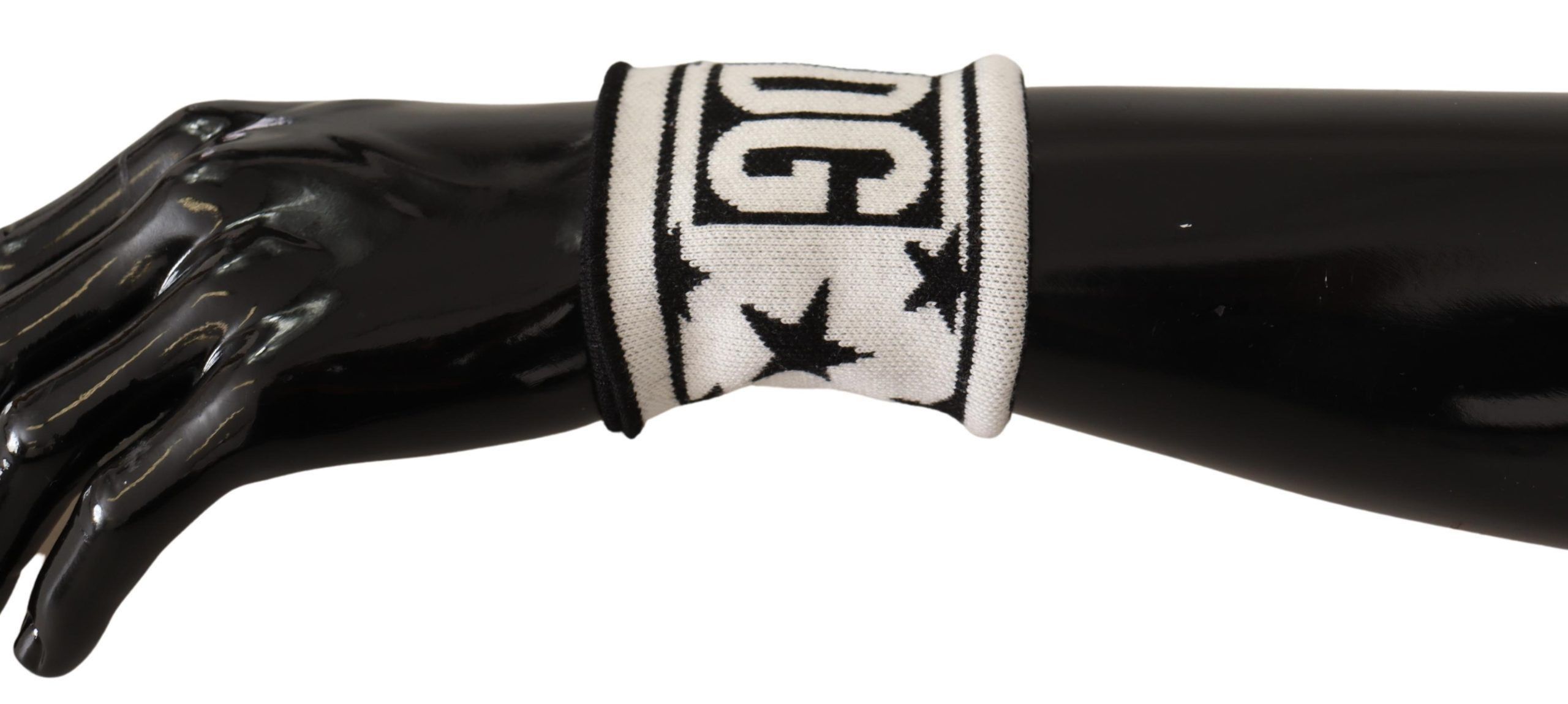 Dolce & Gabbana Elegant Monochrome Wool Wristband Men's Set Size ONE SIZE - 6 Thumbnail