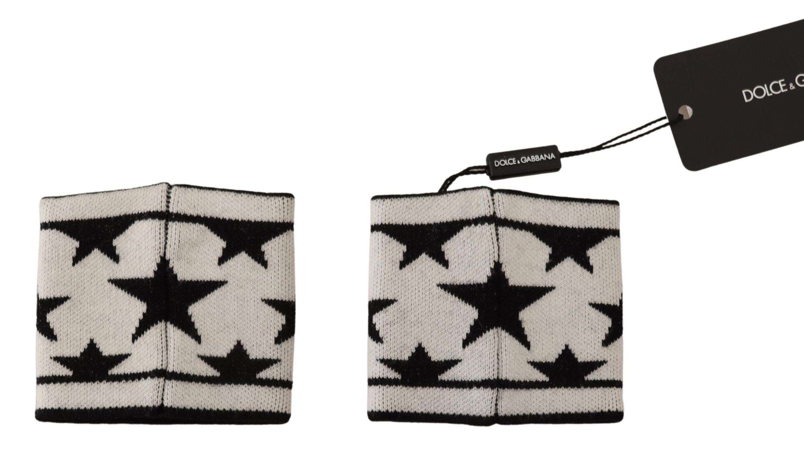 Dolce & Gabbana Elegant Monochrome Wool Wristband Men's Set Size ONE SIZE - 4 Thumbnail